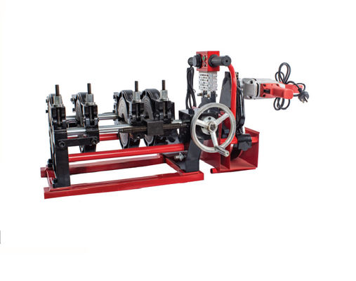 Machine de soudure par fusion de 4 brides pour le tuyau de HDPE 63mm 160mm